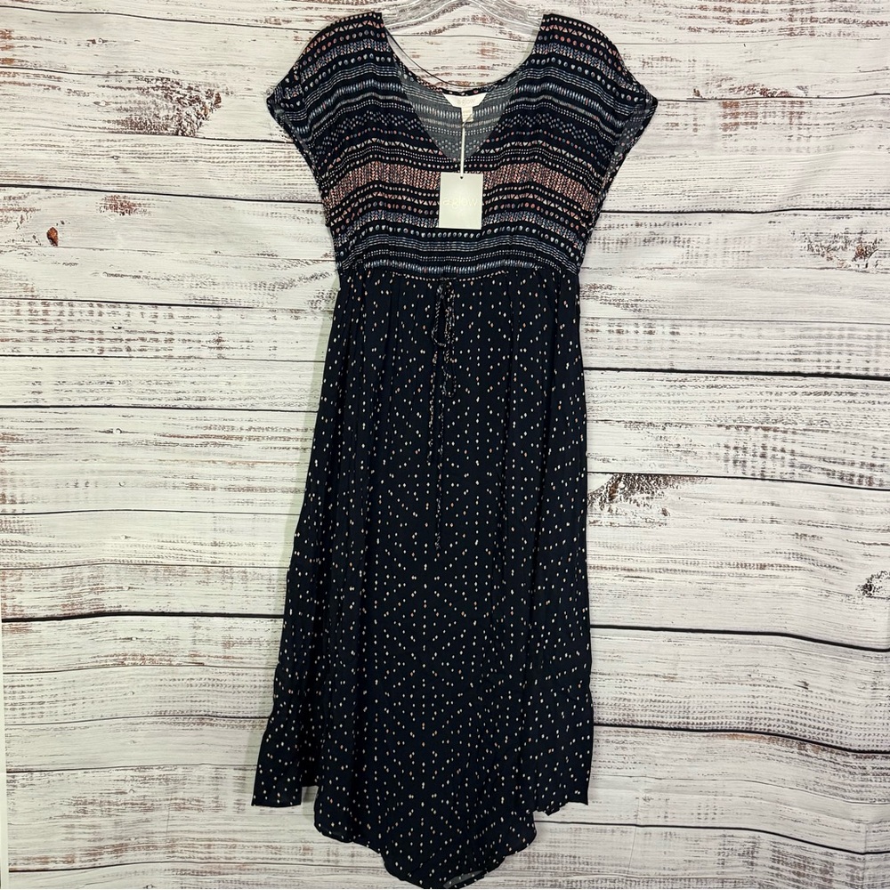NWT Maternity Dress a:glow Navy Dress